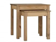 Seconique Panama Waxed Pine Nest of Tables