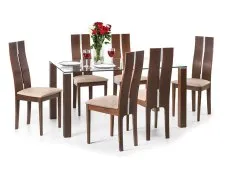 Julian Bowen Cayman Set of 2 Walnut Dining Chairs