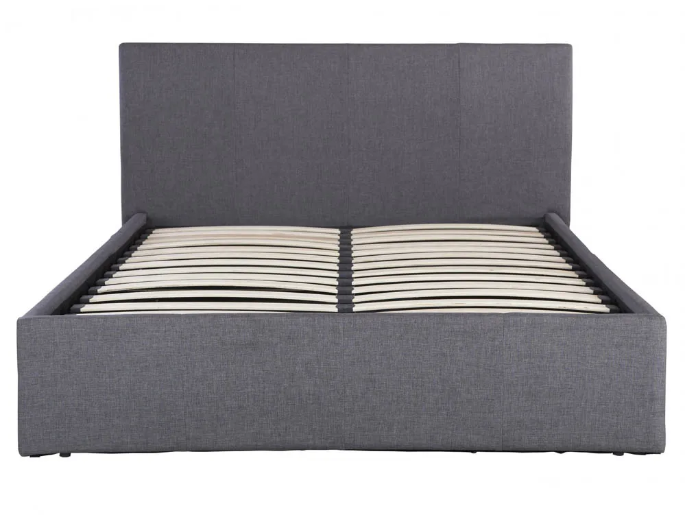 GFW GFW Ascot 4ft6 Double Grey Fabric Ottoman Bed Frame