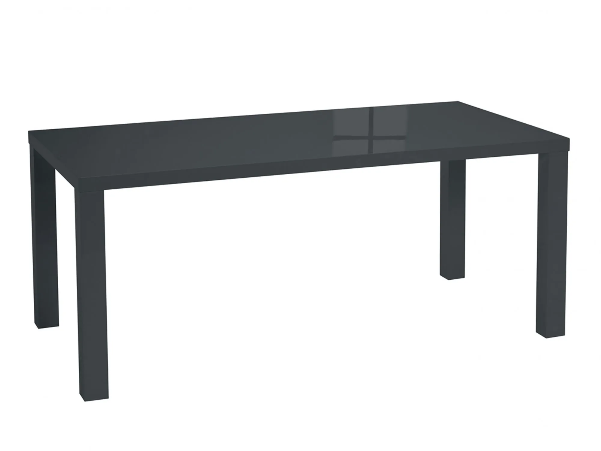 LPD LPD Monroe Puro 120cm Black High Gloss Dining Table