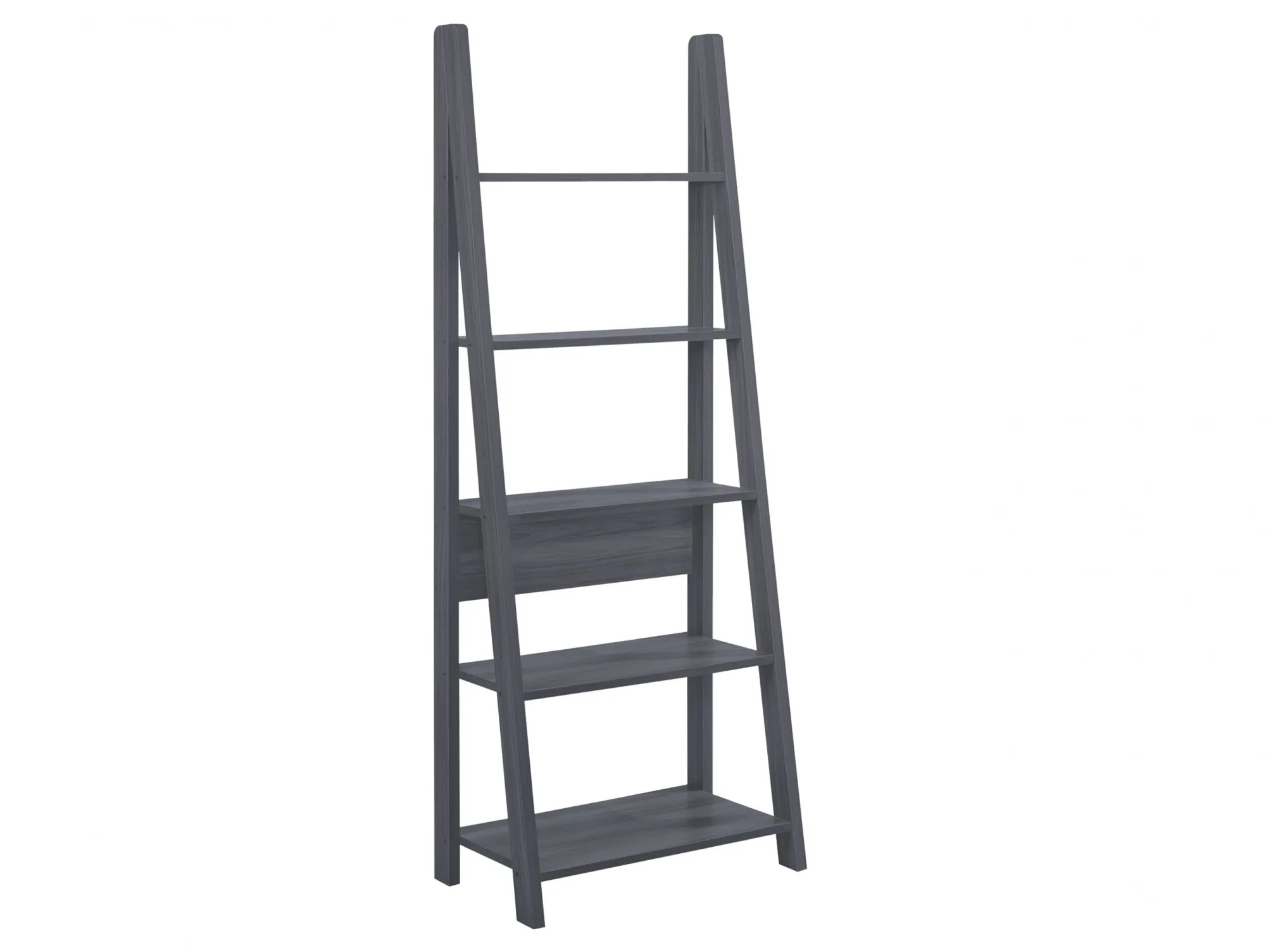 LPD LPD Tiva Black 5 Tier Ladder Bookcase