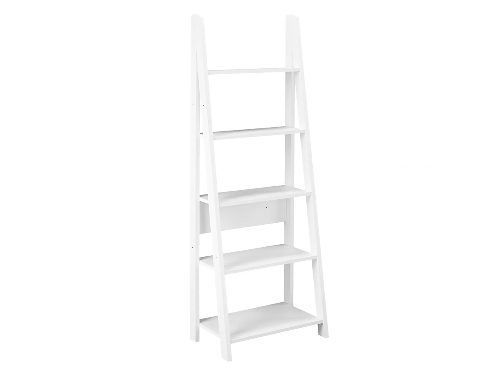 LPD LPD Tiva White 5 Tier Ladder Bookcase