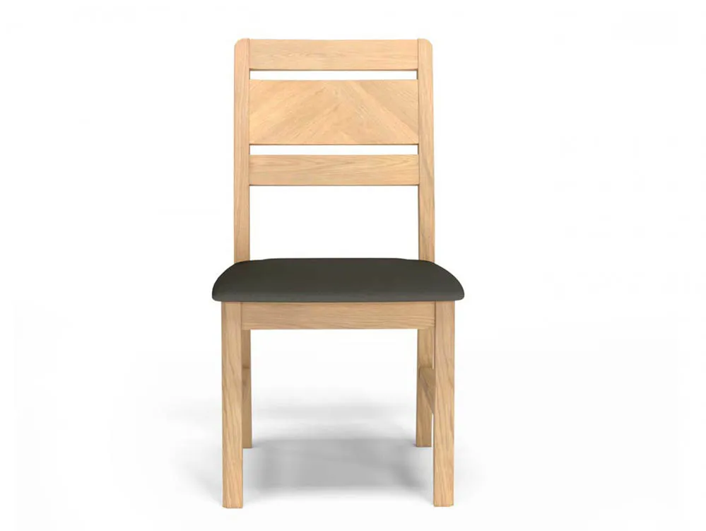 Archers Archers Oslo Light Oak and Grey Wooden Dining Chair