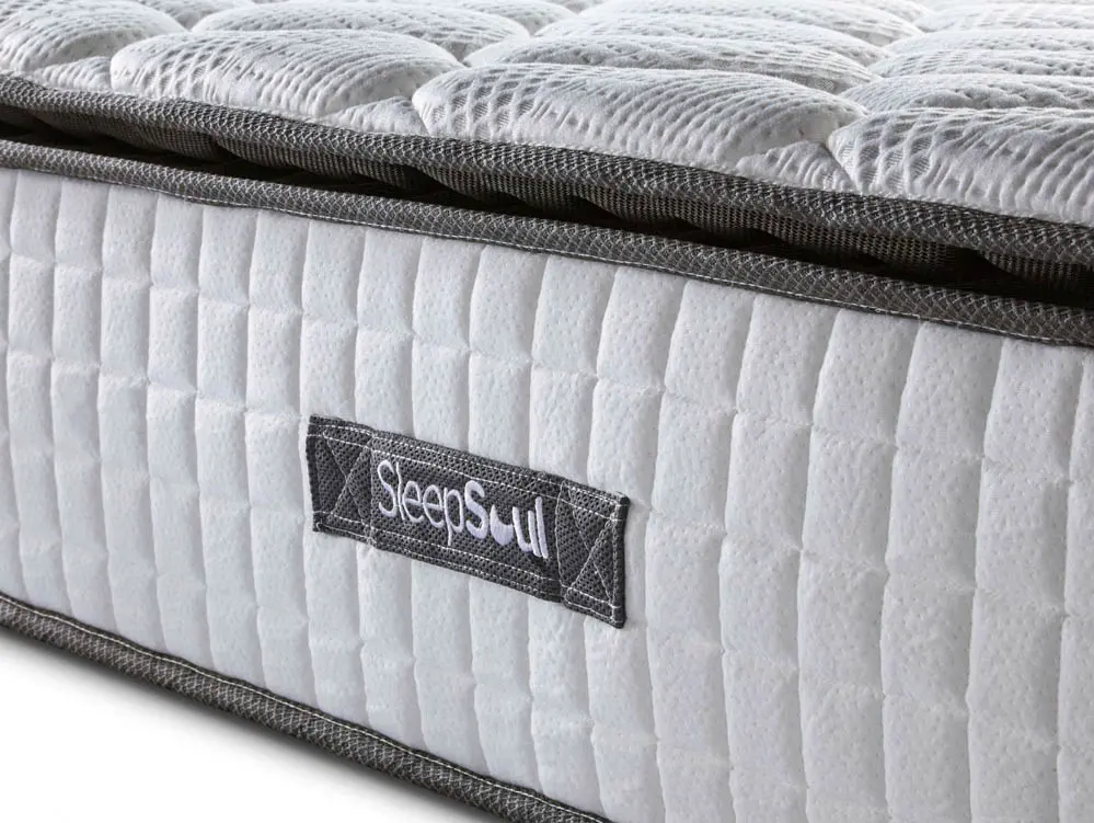 SleepSoul SleepSoul Bliss Memory Pocket 800 Pillowtop 4ft6 Double Mattress in a Box