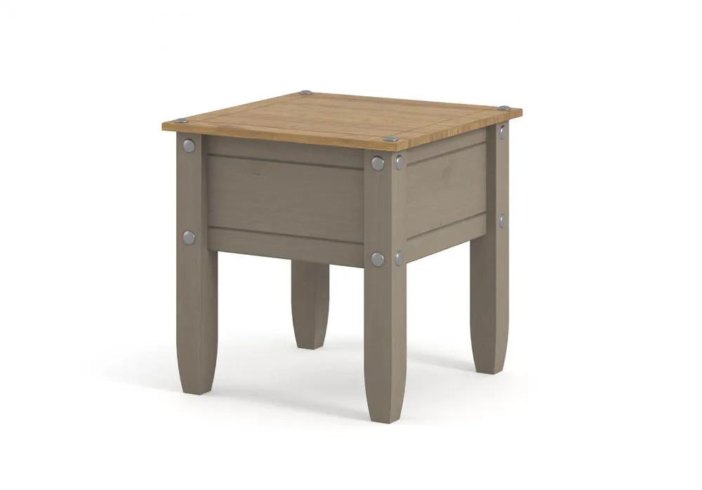 Core Products Core Corona Grey and Pine Lamp Table