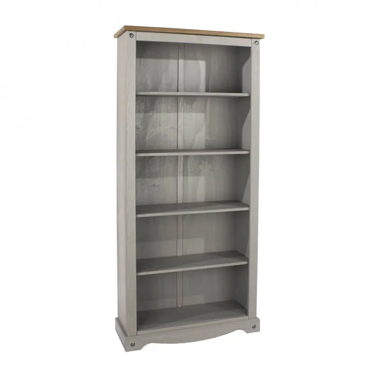 Core Products Core Corona Grey and Pine Tall Bookcase