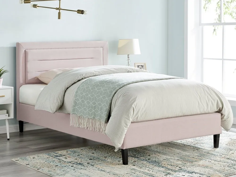 Limelight  Limelight Picasso 4ft6 Double Pink Fabric Bed Frame
