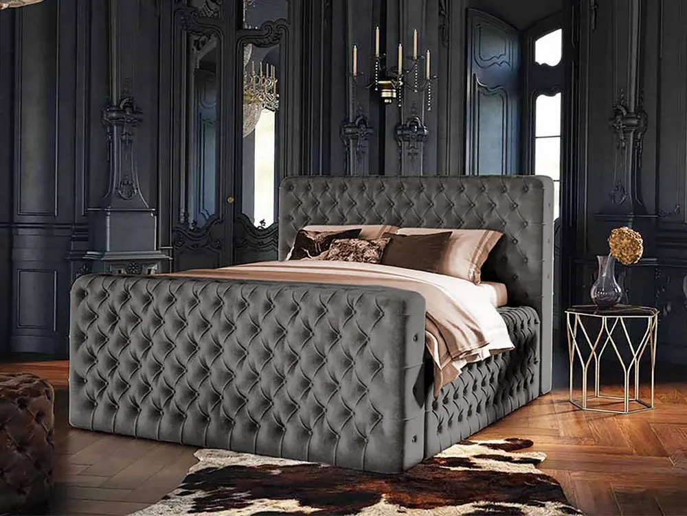 ASC ASC Kensington 5ft King Size Fabric Bed Frame