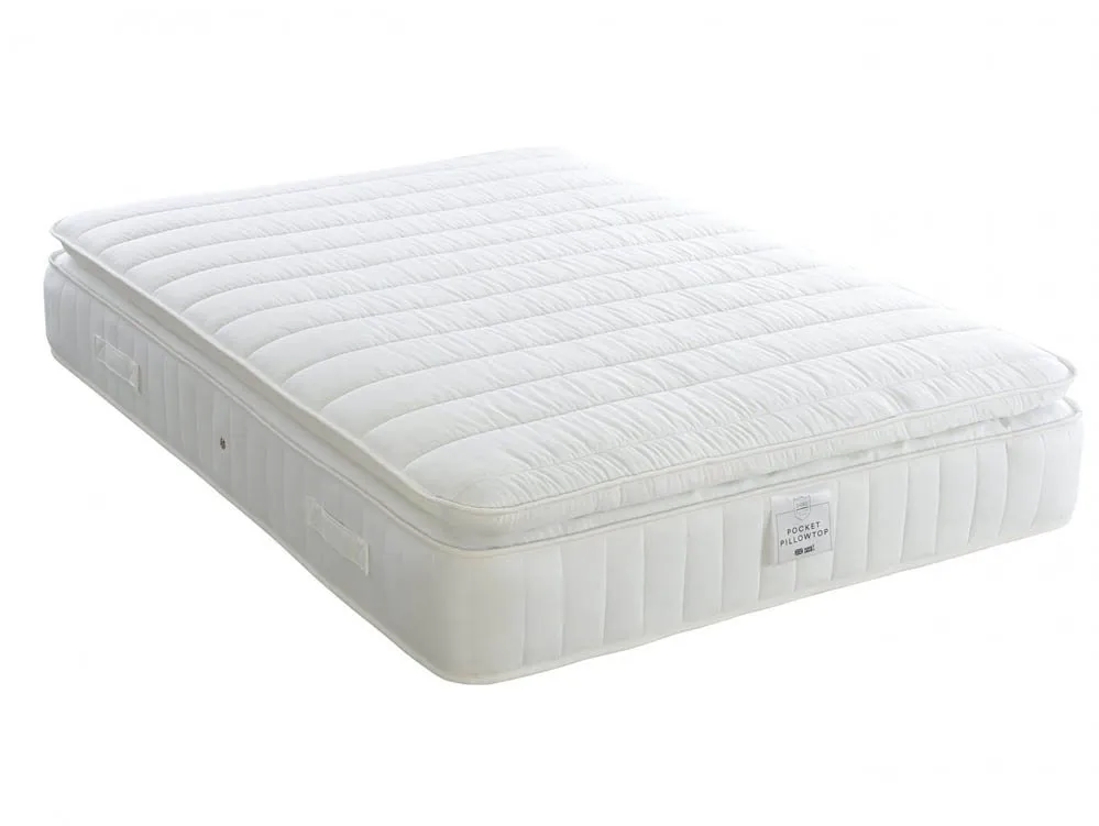 Shire Shire Essentials Pocket 1000 Memory Pillowtop 3ft Single Divan Bed