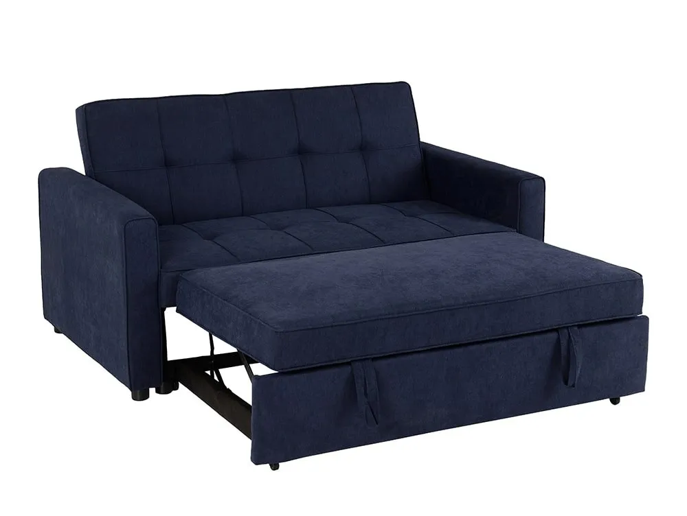 Seconique Seconique Astoria Navy Blue Fabric Sofa Bed