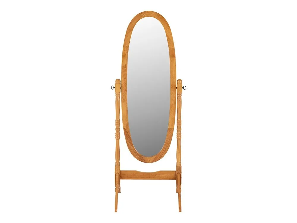 Seconique Seconique Contessa Antique Pine Wooden Cheval Mirror