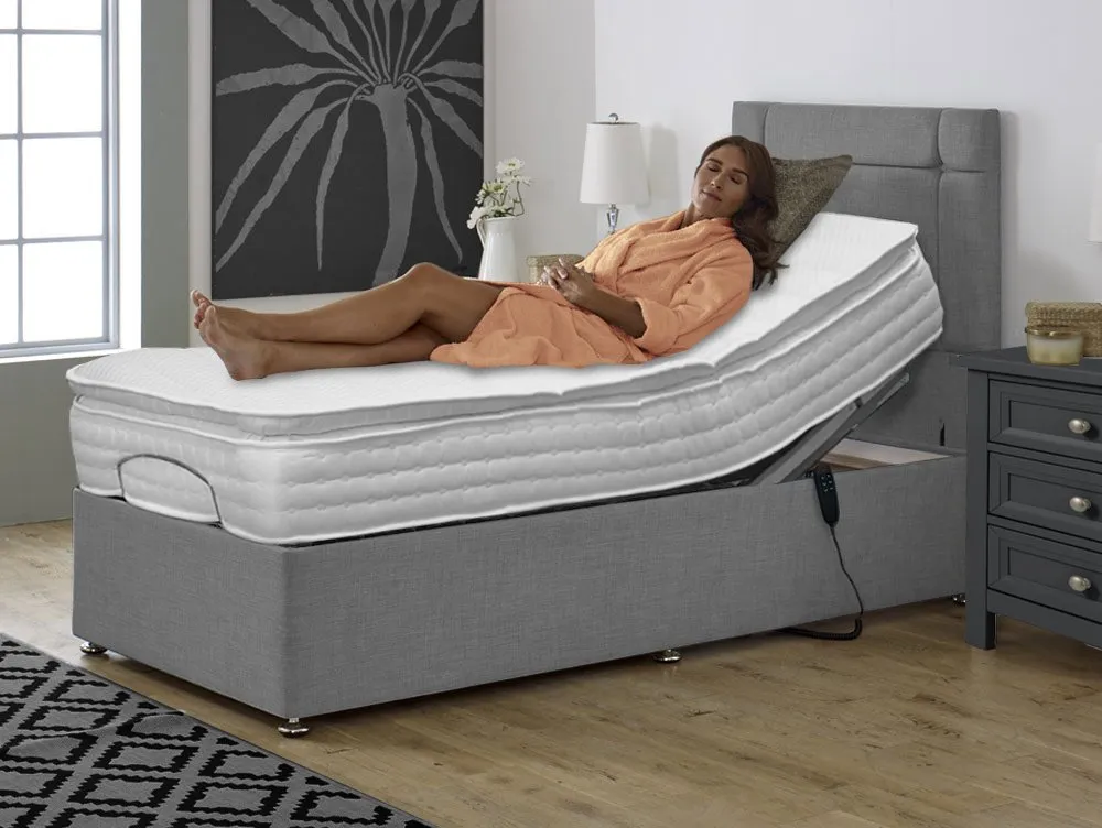 Flexisleep Flexisleep Luxury Pocket 1000 Electric Adjustable 2ft6 Small Single Bed