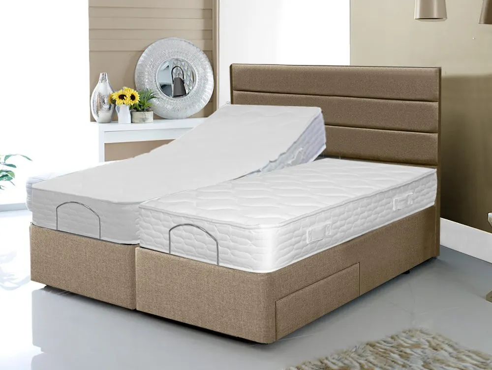 Willow & Eve Willow & Eve Coolmax Electric Adjustable 5ft King Size Bed (2 x 2ft6)
