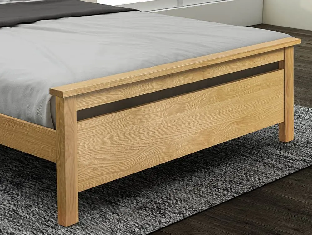 Limelight  Limelight Nero 4ft6 Double Oak Wooden Bed Frame