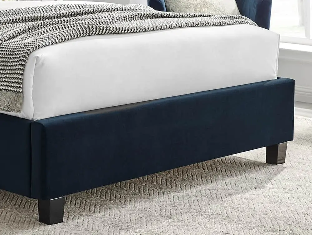 Limelight  Limelight Polaris 4ft6 Double Navy Blue Fabric Bed Frame