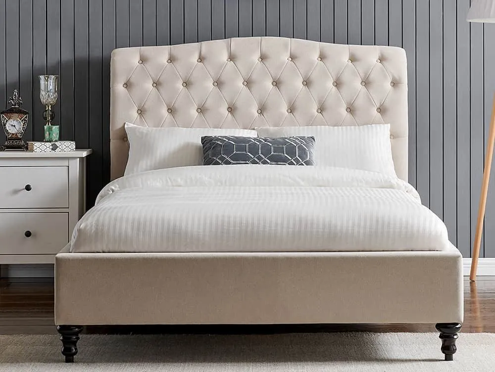 Limelight  Limelight Rosa 6ft Super King Size Natural Fabric Bed Frame