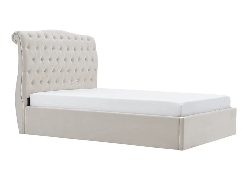 Limelight  Limelight Rosa 5ft King Size Natural Fabric Ottoman Bed Frame