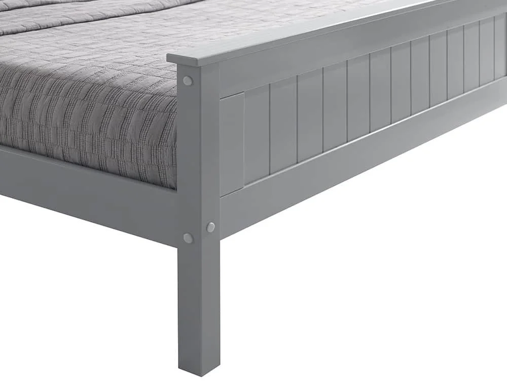 Limelight  Limelight Taurus 4ft6 Double Light Grey Wooden Bed Frame (High Footend)