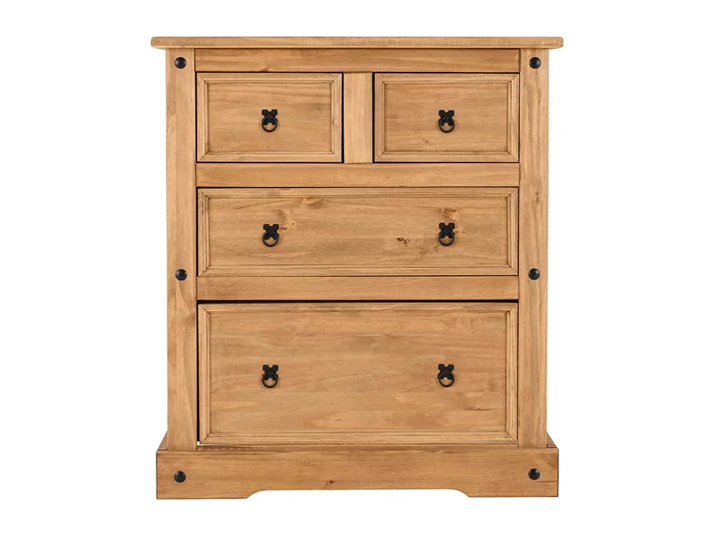 Seconique Seconique Corona Pine 2+2 Drawer Chest of Drawers