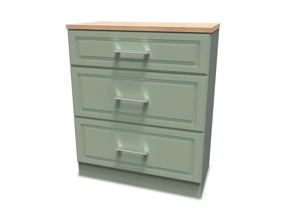 Welcome Welcome Kent 3 Drawer Deep Chest of Drawers (Assembled)