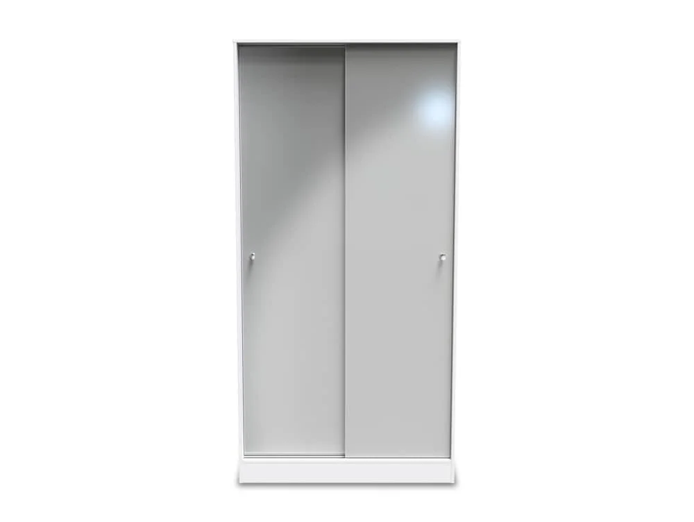 Welcome Welcome Padstow Sliding Door Double Wardrobe (Part Assembled)
