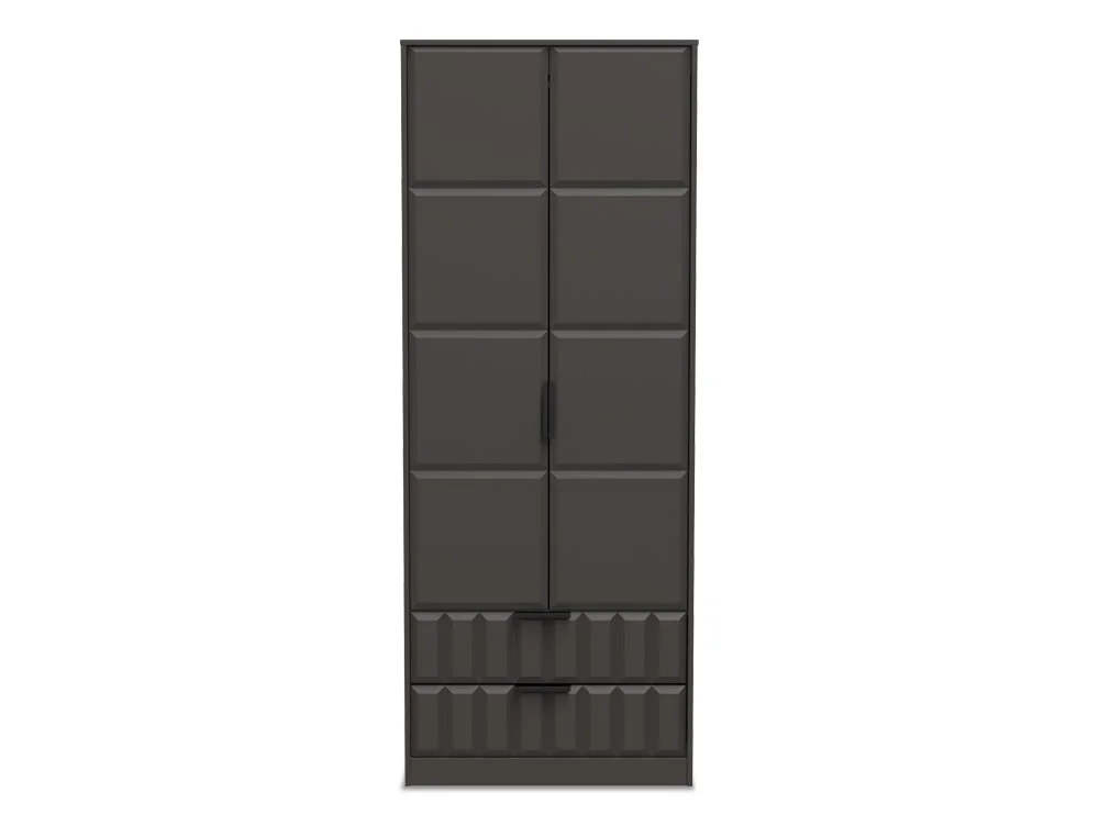 Welcome Welcome New York 2 Door 2 Drawer Tall Double Wardrobe (Assembled)