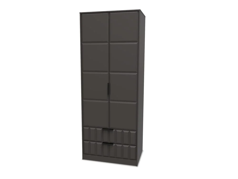 Welcome Welcome New York 2 Door 2 Drawer Tall Double Wardrobe (Assembled)