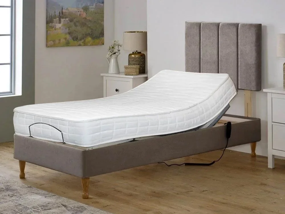 Flexisleep Flexisleep Memory Extra Firm Electric Adjustable 3ft6 Large Single Bed