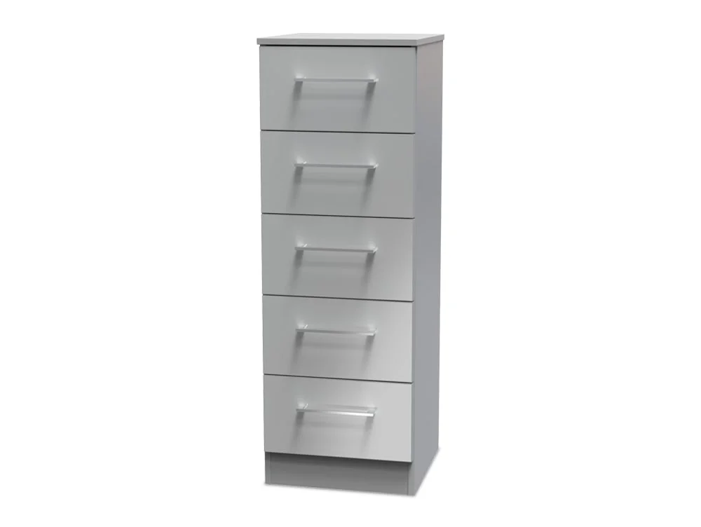 Welcome Welcome Worcester 5 Drawer Tall Narrow Chest of Drawers (Assembled)