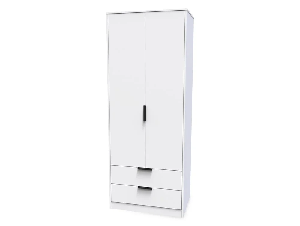 Welcome Welcome Diego 2 Door 2 Drawer Tall Double Wardrobe (Assembled)