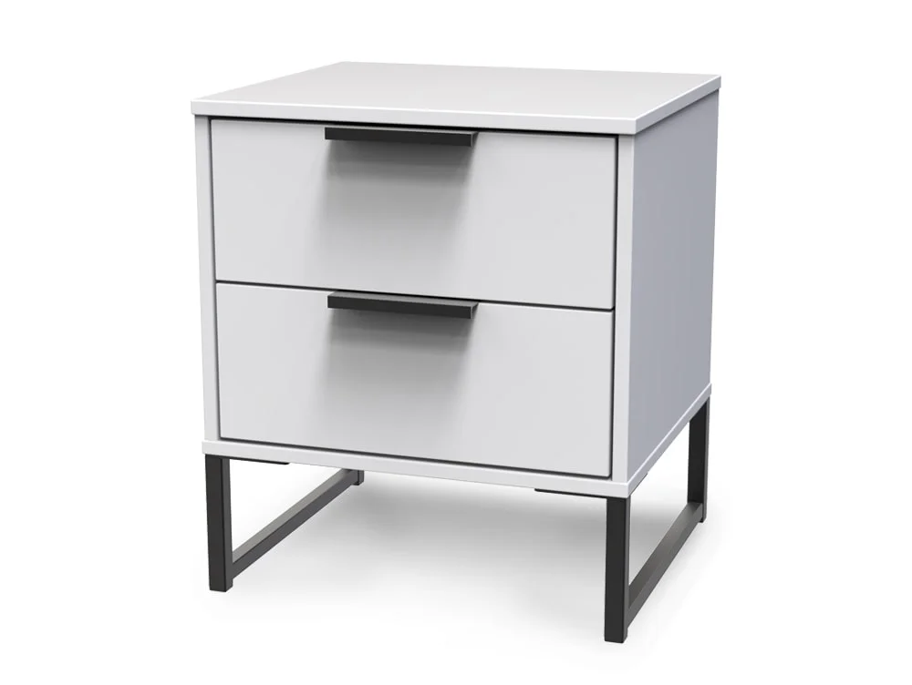 Welcome Welcome Diego 2 Drawer Bedside Table (Assembled)