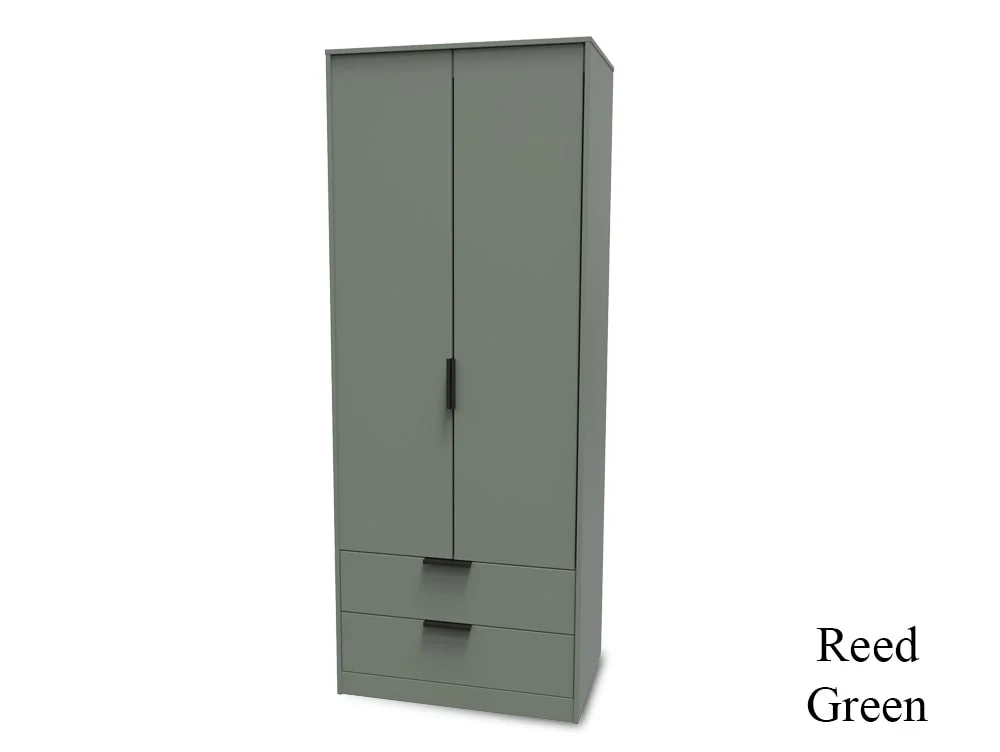Welcome Welcome Hong Kong 2 Door 2 Drawer Tall Double Wardrobe (Assembled)