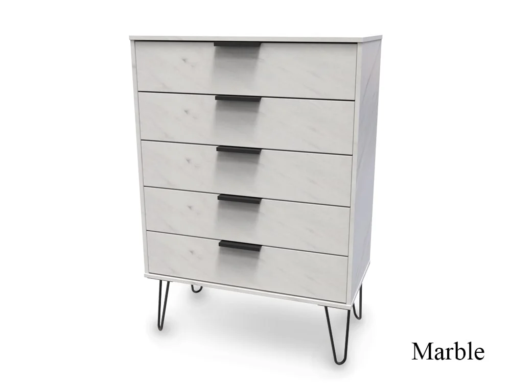 Welcome Welcome Hong Kong 5 Drawer Chest of Drawers (Assembled)