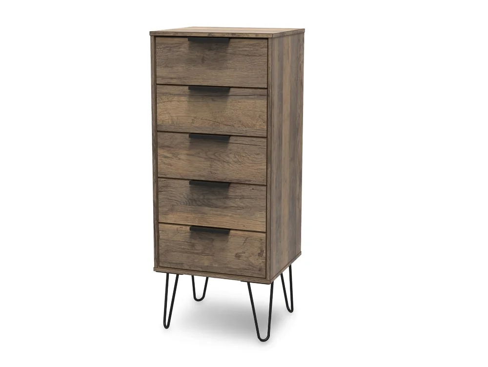 Welcome Welcome Hong Kong 5 Drawer Tall Narrow Chest of Drawers (Assembled)
