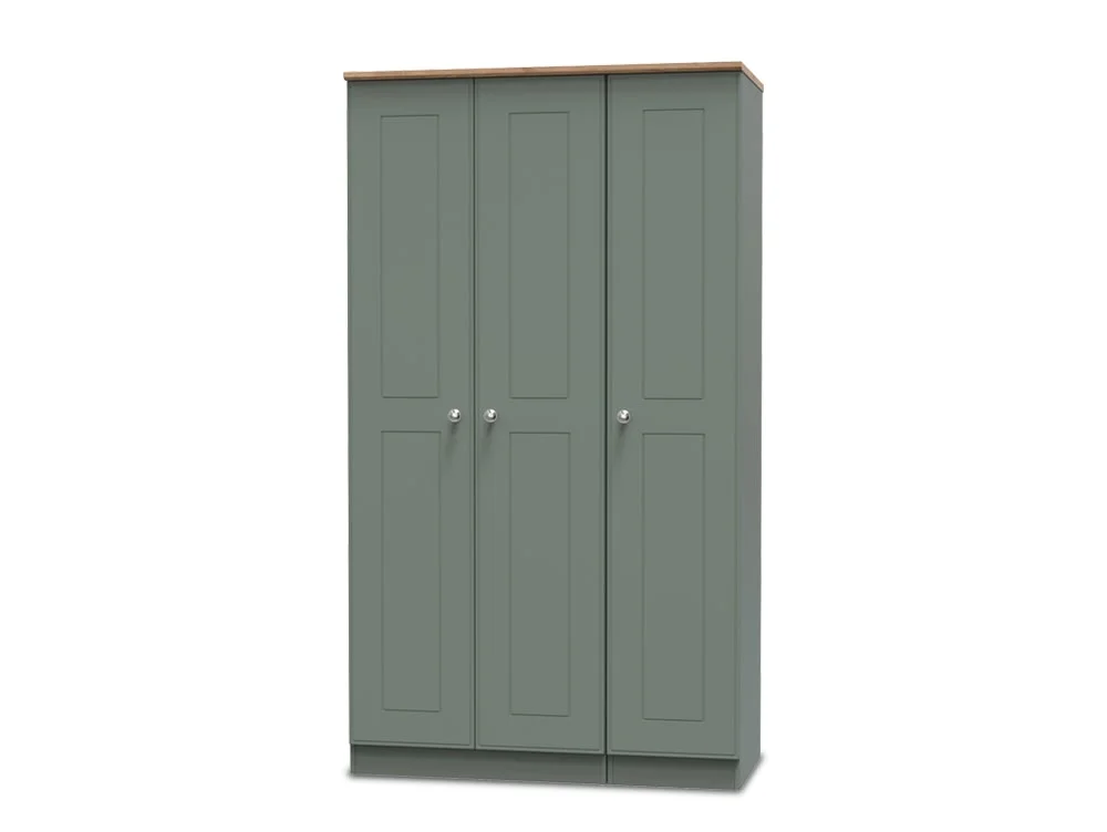 Welcome Welcome Victoria 3 Door Tall Triple Wardrobe (Assembled)