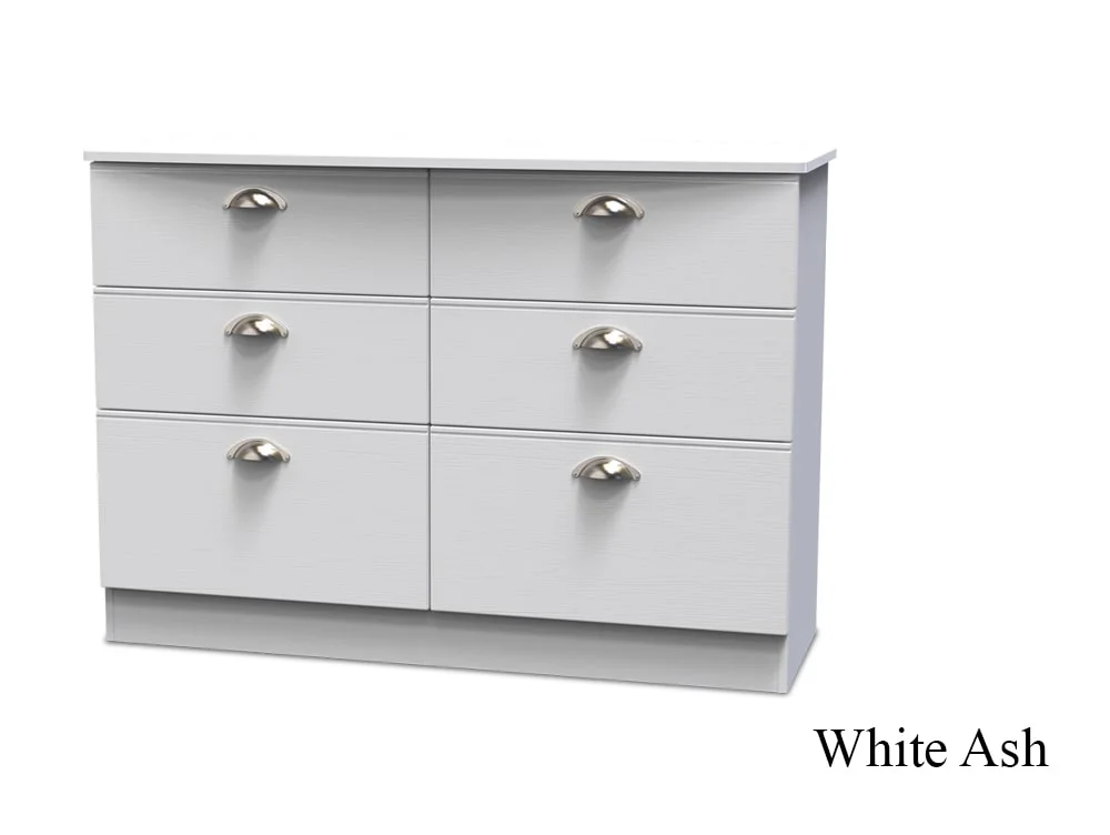 Welcome Welcome Victoria 6 Drawer Midi Chest of Drawers (Assembled)