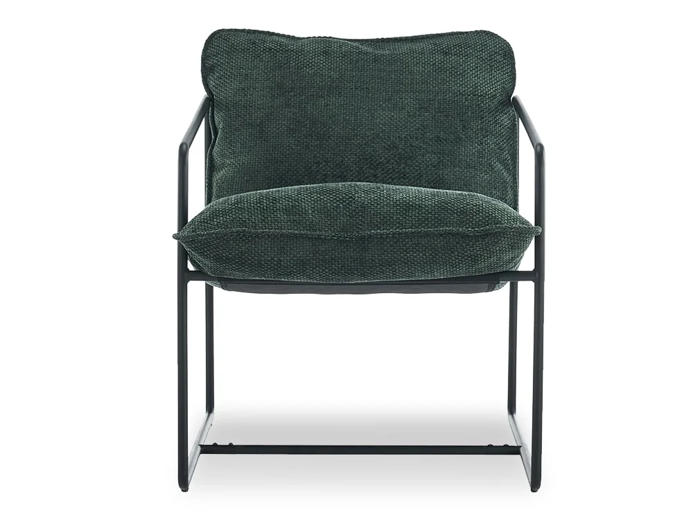 Seconique Seconique Tivoli Green Fabric Accent Chair