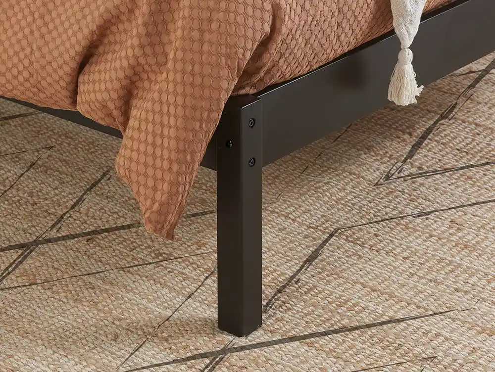 Birlea Furniture & Beds Birlea Nova 4ft Small Single Black Wooden Bed Frame