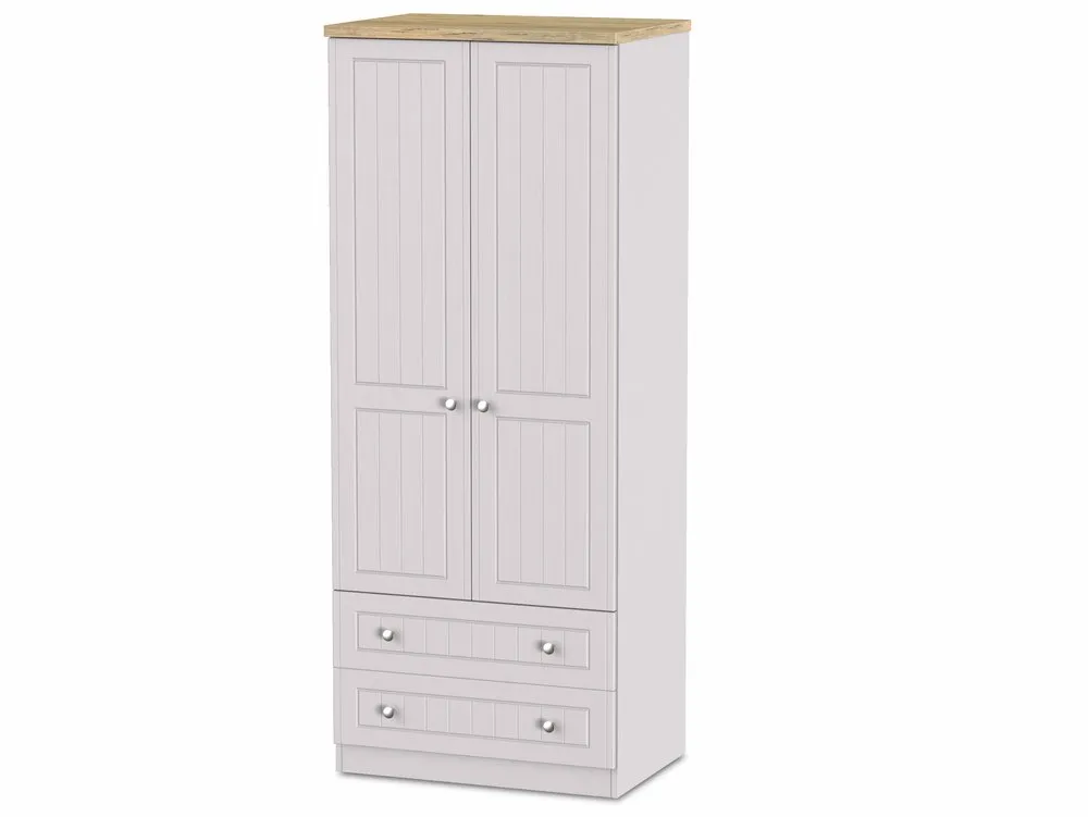 Welcome Welcome 2ft6 Vienna 2 Door 2 Drawer Double Wardrobe (Assembled)