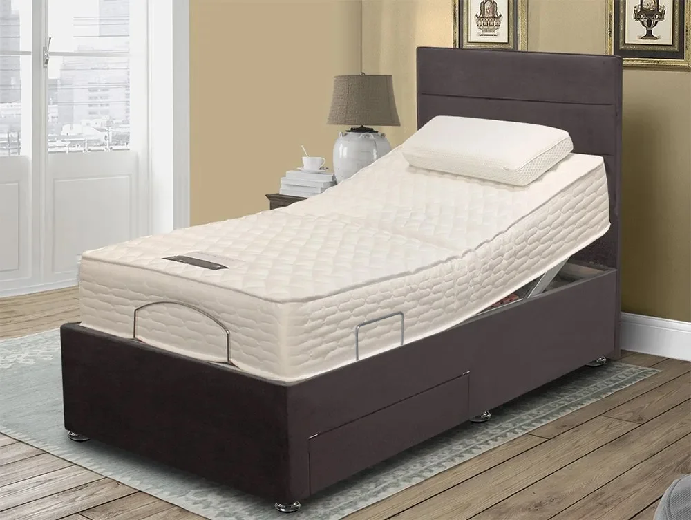 ASC ASC Contour Memory Electric Adjustable 2ft6 Small Single Bed