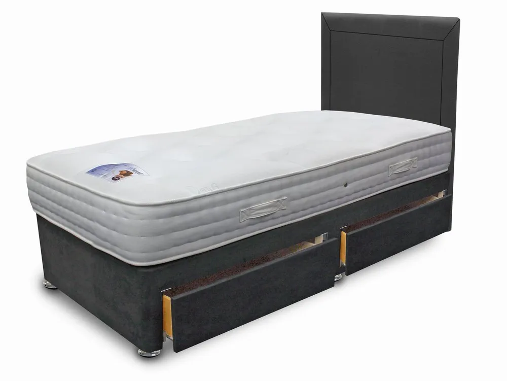 ASC ASC Cypress Pocket 1000 3ft Single Lunar Divan Bed