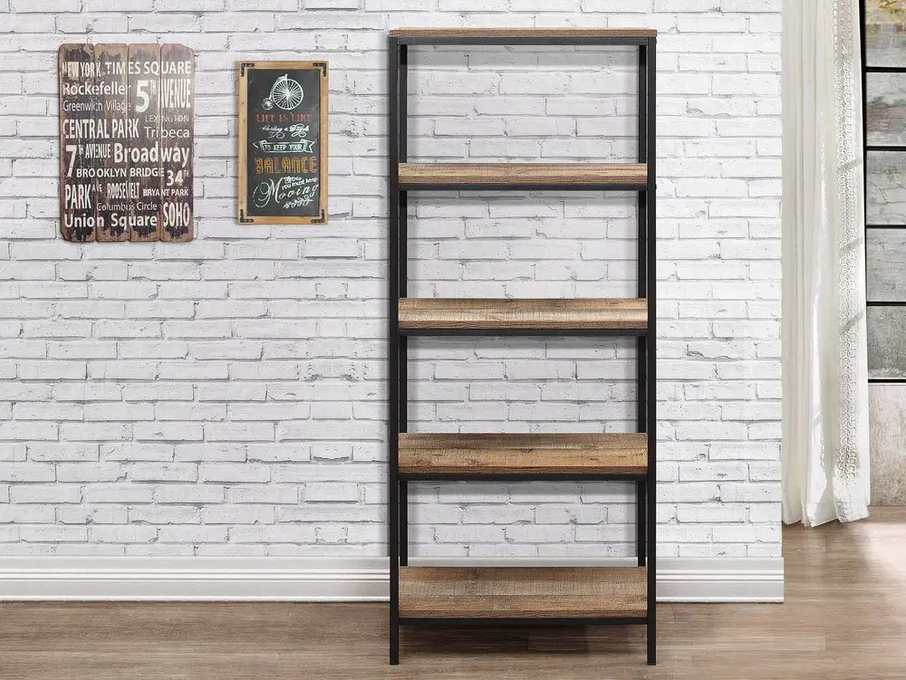 Birlea Furniture & Beds Birlea Urban Rustic 5 Tier Bookcase
