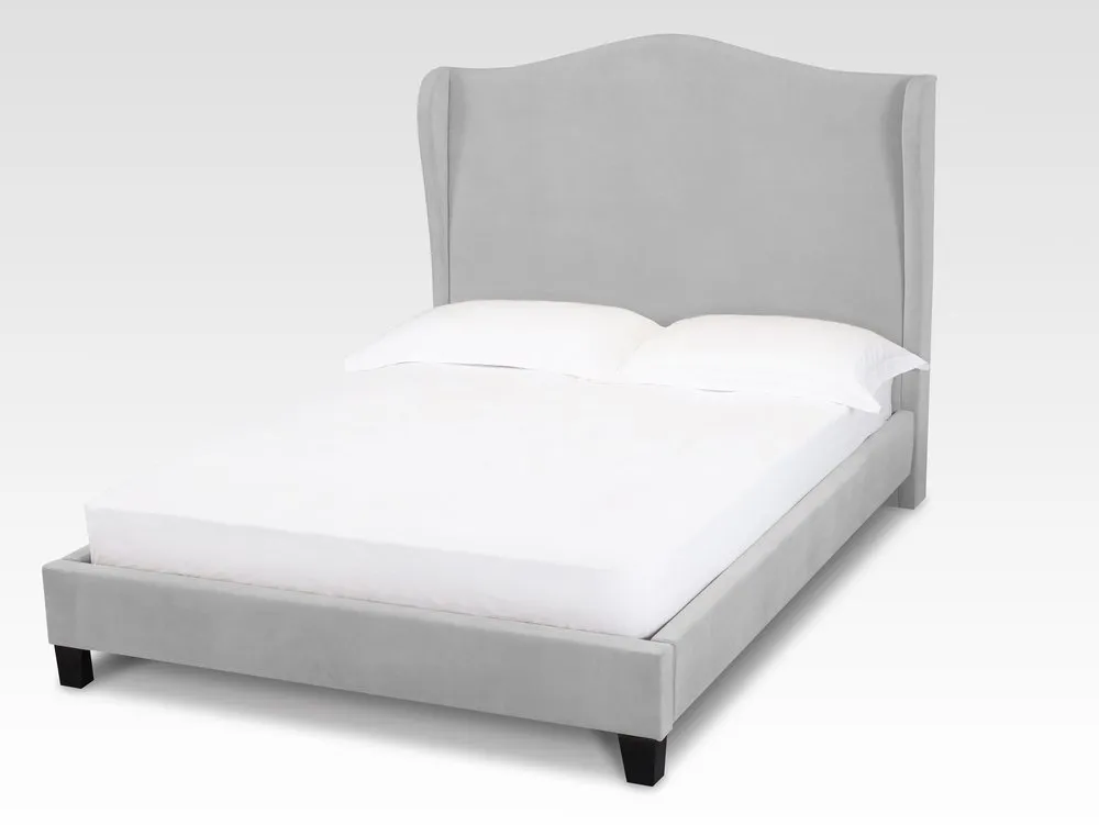LPD LPD Chateaux 5ft King Size Silver Fabric Bed Frame