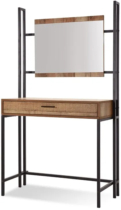 LPD LPD Hoxton Rustic Dressing Table and Mirror