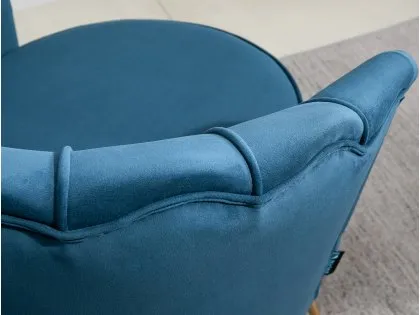Birlea Ariel Blue Fabric Chair