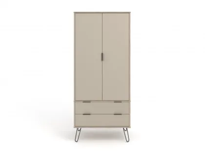 Core Augusta Driftwood and Calico 2 Door 2 Drawer Double Wardrobe
