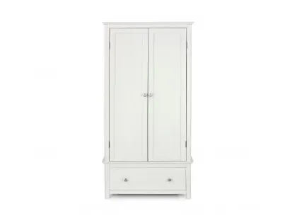Core Nairn White 2 Door, 1 Drawer Wardrobe
