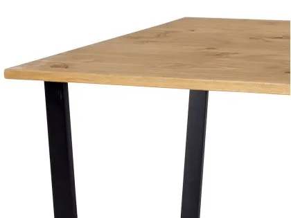 Core Texas 150cm Waxed Pine Rectangular Dining Table