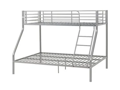 Seconique Tandi 3ft plus 4ft6 Silver Metal Bunk Bed Frame