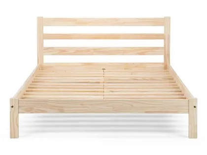 Julian Bowen Sami 4ft6 Double Natural Pine Wooden Bed Frame